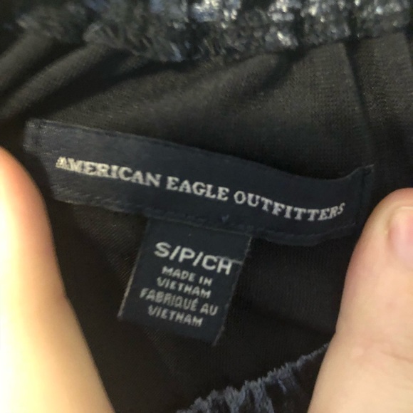 ❤️ American Eagle Off Shoulder Crop Velvet Top - Picture 6 of 7